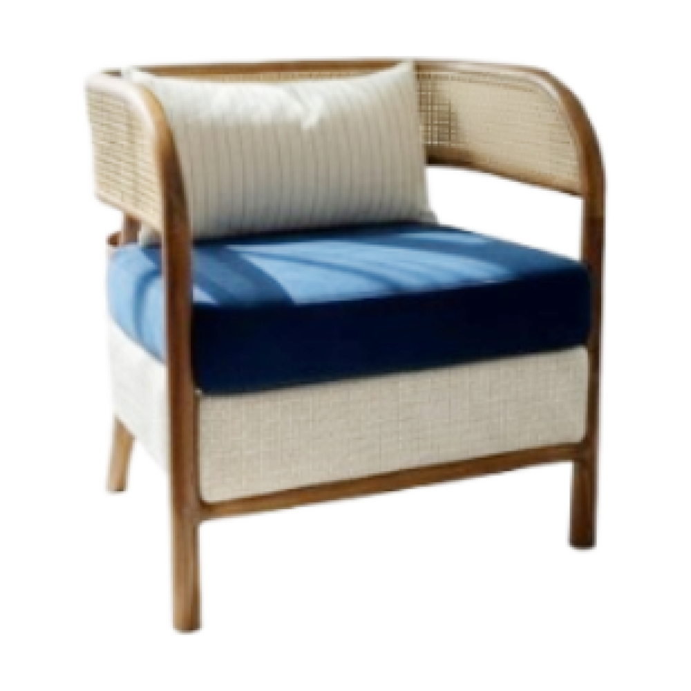 Aurora Cove Cane Lounge Chair
