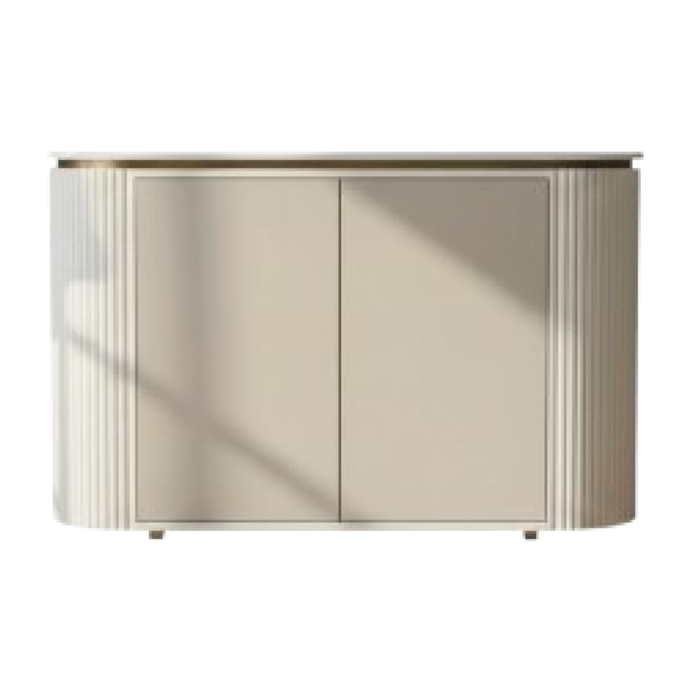 Lumi Crest Fluted Console