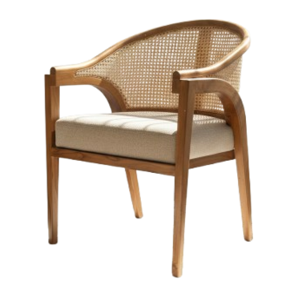 The Savanna Cane Barrel Chair